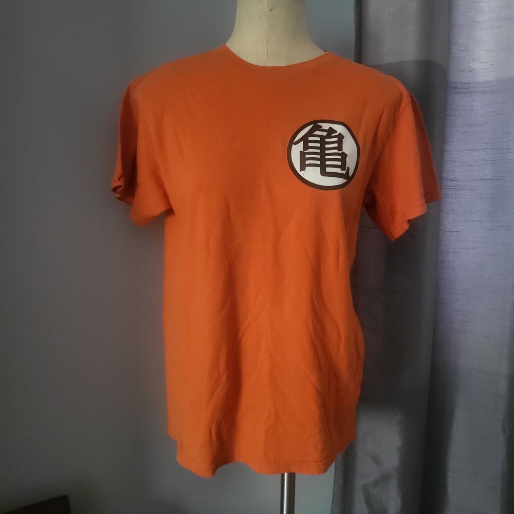 Ripple Junction Orange Short Sleeve Tee with Dragon Ball Logo